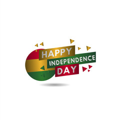Happy Ghana Independence Day Vector Template Design Illustration
