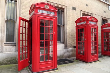 London telephone booth