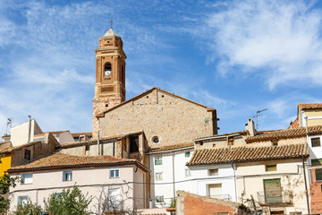 Fototapeta na wymiar Vivel del Rio Martin town, province of Teruel, Aragon, Spain