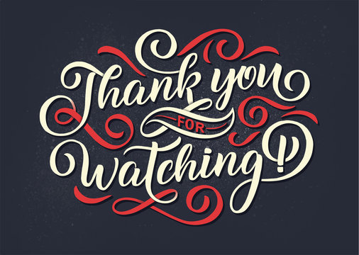 Thank You For Watching Images – Browse 1,597 Stock Photos, Vectors, and  Video | Adobe Stock