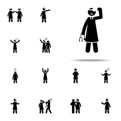 doctor, smile icon. doctor icons universal set for web and mobile