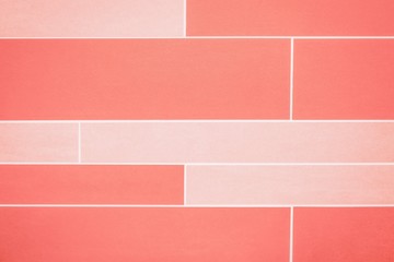 Shades of coral color. Coral color geometric background