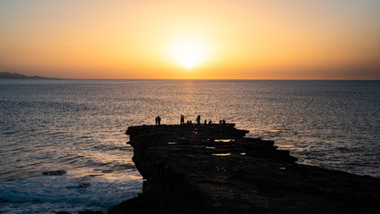 landscape of cliff-fuerteventura