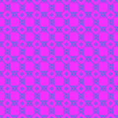 Unique, Abstract Geometric Pattern. Seamless Vector Illustration. For Fantastic Design, Wallpaper, Background, Fantastic Print. Purple blue color