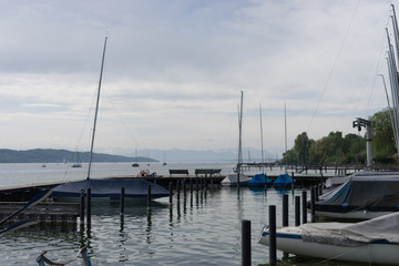 Fototapeta na wymiar Frühling am Starnberger See