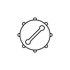 bodhran, Ireland, drum icon. Element of Ireland culture icon. Thin line icon for website design and development, app development. Premium icon