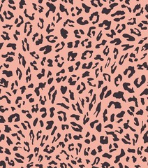leopard seamless pattern design . vector illustration background