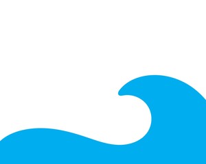 Water Wave symbol and icon Logo Template