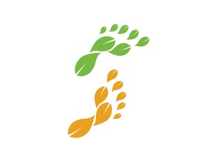 foot ilustration Logo vector for business massage,therapist