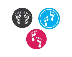 foot ilustration Logo vector for business massage,therapist design