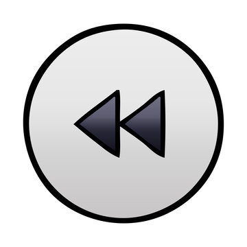recommend clip art: gradient shaded cartoon rewind button