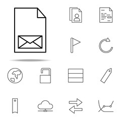 business contact icon. Web icons universal set for web and mobile