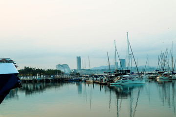 Fototapeta premium yachts in the marina