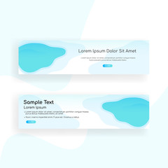 web banner - landing page - Web Design template Web Design Elements - Vector