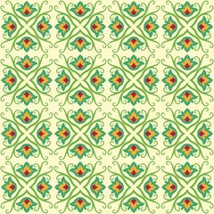Flower seamless vector pattern for Postcards, wallpaper, web background, Print and fabric
