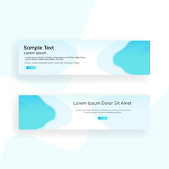 web banner - landing page - Web Design template Web Design Elements - Vector