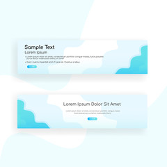 web banner - landing page - Web Design template Web Design Elements - Vector