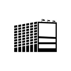 billboard at office building. icon. Element of advertising billboard icon. Premium quality graphic design icon. Signs and symbols collection icon for websites, web design