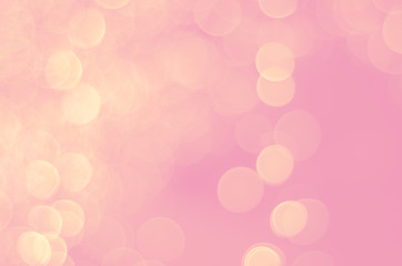 pink bokeh blurred abstract light wallpaper background.