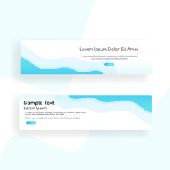 Fototapeta premium web banner - landing page - Web Design template Web Design Elements - Vector