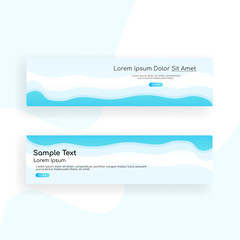 web banner - landing page - Web Design template Web Design Elements - Vector