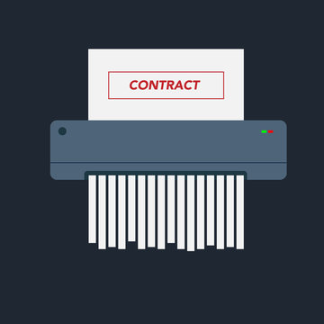 paper shredder confidential icon and private document office information protection. flat vector illustration