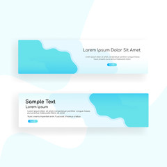 web banner - landing page - Web Design template Web Design Elements - Vector