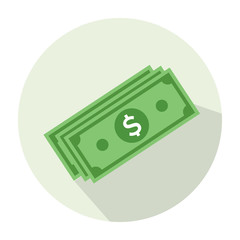 dollar money cash icon, cash register, money payment, dollar sign - Vector