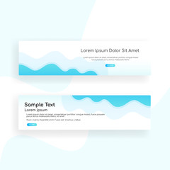 web banner - landing page - Web Design template Web Design Elements - Vector