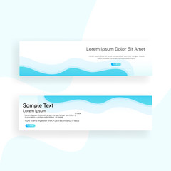 web banner - landing page - Web Design template Web Design Elements - Vector