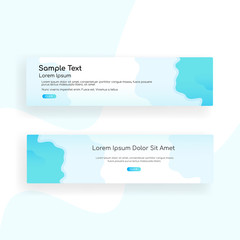 web banner - landing page - Web Design template Web Design Elements - Vector