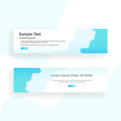 web banner - landing page - Web Design template Web Design Elements - Vector