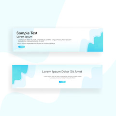 web banner - landing page - Web Design template Web Design Elements - Vector