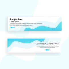 web banner - landing page - Web Design template Web Design Elements - Vector