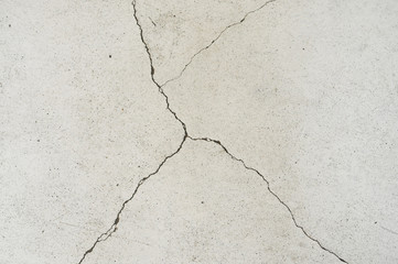 コンクリート床のひび割れ