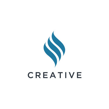 Letter S vector line logo design. Creative minimalism logotype icon symbol.