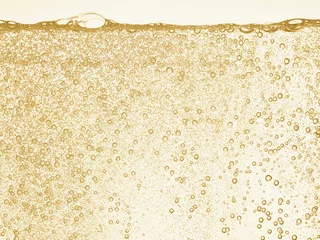Foto op Aluminium Champagne goud bubbels © hiro.y