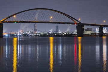 Fototapeta premium 周南工場夜景