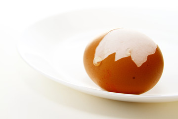 Egg background / chicken egg yolk is a major source of vitamins and minerals. It contains all of the egg's fat and cholesterol, and nearly half of the protein