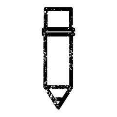 simple pencil distressed icon