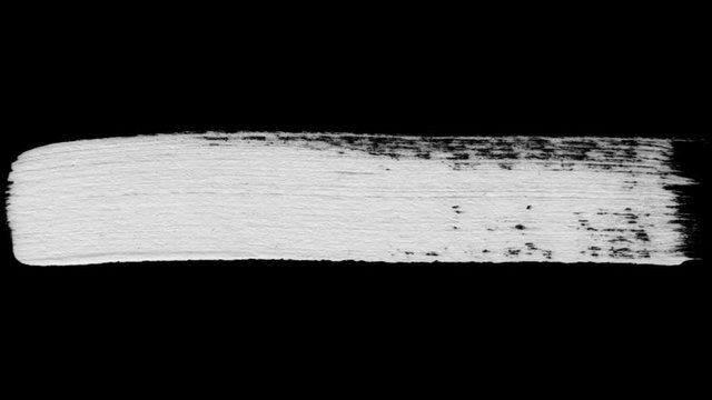 Ink Brush Stroke Set whit Alpha channel (lumma matte). Perfect for motion graphics, digital composition, masks, transitions, fades, mattes, reveals. UHD, HD, 1080p, 4K