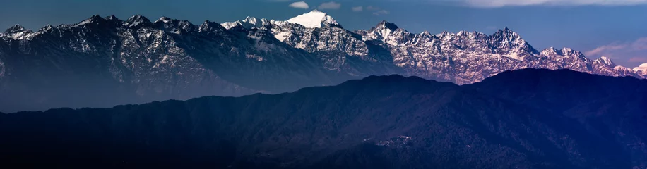 Papier Peint photo Kangchenjunga Jugal/Langtang Himal, Himalayas, Nepal