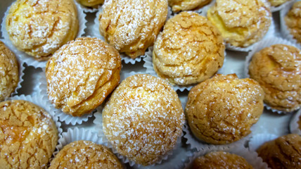 Fluffy cream puff