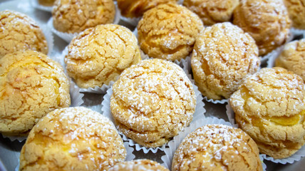 Fluffy cream puff