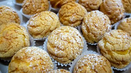 Fluffy cream puff