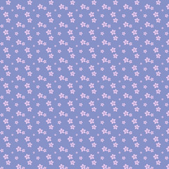 lilac floral seamless pattern