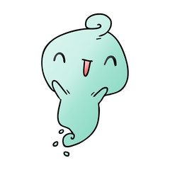 gradient cartoon kawaii cute dead ghost