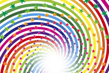 #Background #wallpaper #Vector #Illustration #design #free #free_size #charge_free #colorful #color rainbow,show business,entertainment,party,image  カラフル背景素材,キラキラ,虹色,無料,パラダイス,幸福,ハッピーイメージ,元気,活発,渦巻き,星屑