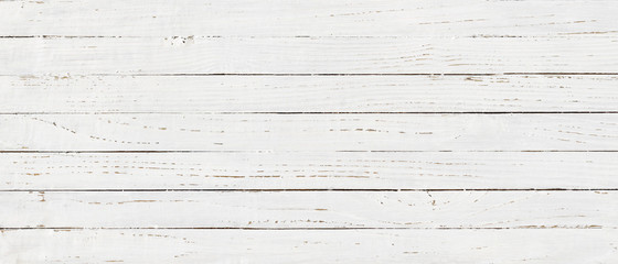 white wood texture background, top view wooden plank panel