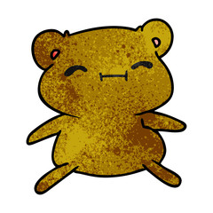 textured cartoon kawaii cute teddy bear